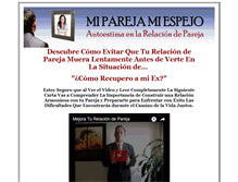 Tablet Screenshot of miparejamiespejo.com